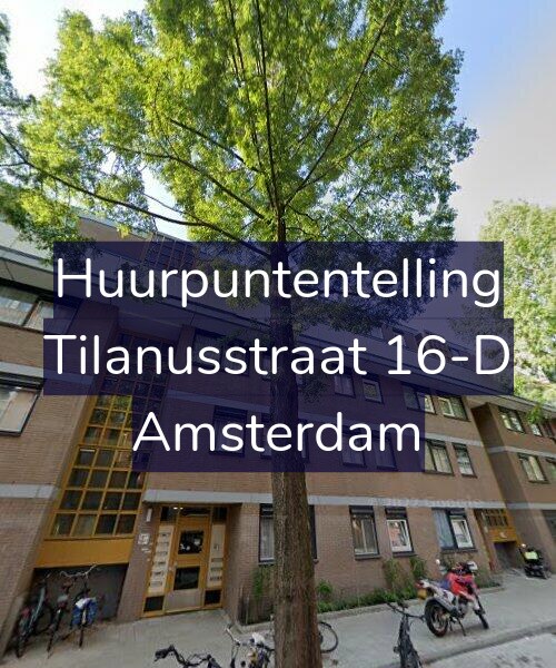 Foto gevel Huurpuntentelling voor Tilanusstraat 16-D, Amsterdam