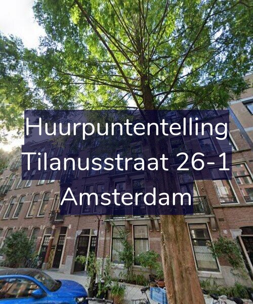 Foto gevel Huurpuntentelling voor Tilanusstraat 26-1, Amsterdam