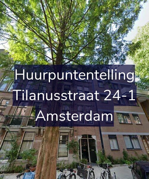Foto gevel Huurpuntentelling voor Tilanusstraat 24-1, Amsterdam