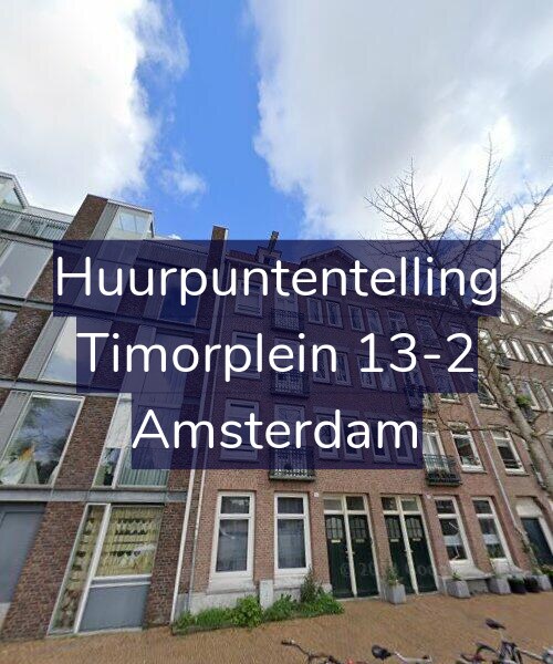 Foto gevel Huurpuntentelling voor Timorplein 13-2, Amsterdam