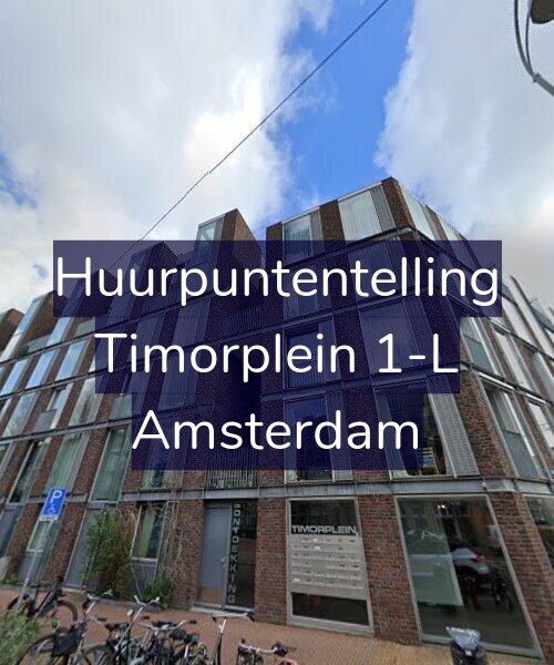 Foto gevel Huurpuntentelling voor Timorplein 1-L, Amsterdam