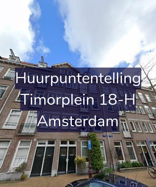 Foto gevel Huurpuntentelling voor Timorplein 18-H, Amsterdam