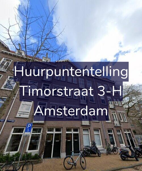 Foto gevel Huurpuntentelling voor Timorstraat 3-H, Amsterdam