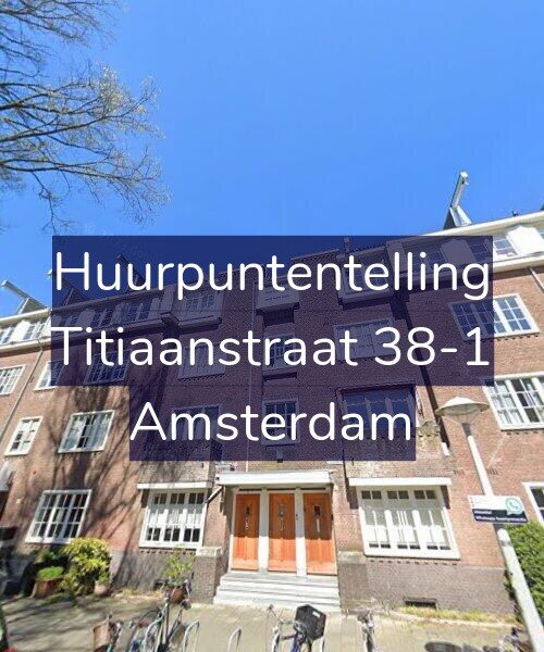 Foto gevel Huurpuntentelling voor Titiaanstraat 38-1, Amsterdam