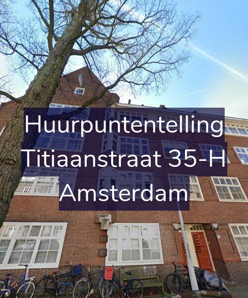 Foto gevel Huurpuntentelling voor Titiaanstraat 35-H, Amsterdam