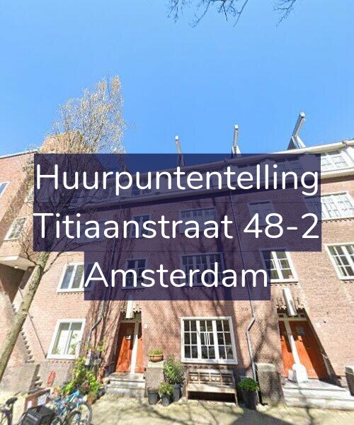 Foto gevel Huurpuntentelling voor Titiaanstraat 48-2, Amsterdam