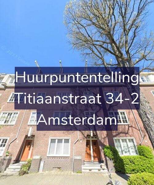 Foto gevel Huurpuntentelling voor Titiaanstraat 34-2, Amsterdam