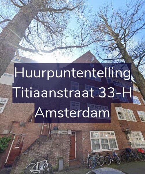 Foto gevel Huurpuntentelling voor Titiaanstraat 33-H, Amsterdam