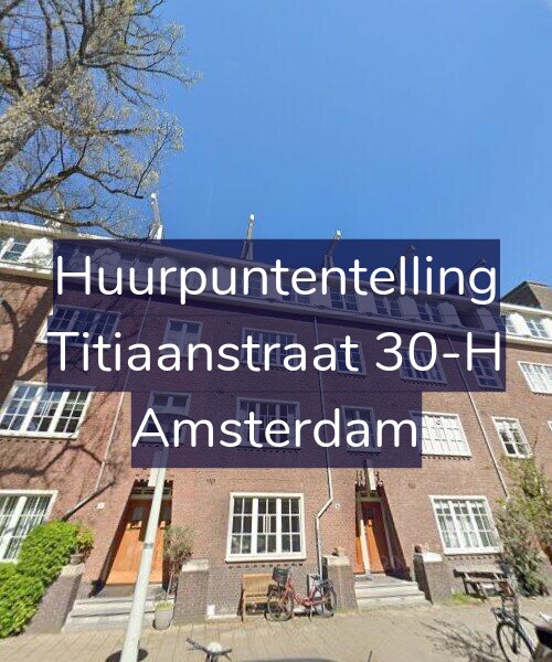 Foto gevel Huurpuntentelling voor Titiaanstraat 30-H, Amsterdam