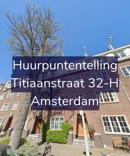 Foto gevel Huurpuntentelling voor Titiaanstraat 32-H, Amsterdam