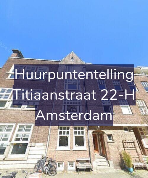 Foto gevel Huurpuntentelling voor Titiaanstraat 22-H, Amsterdam