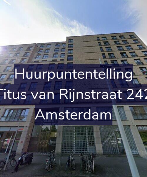Foto gevel Huurpuntentelling voor Titus van Rijnstraat 242, Amsterdam
