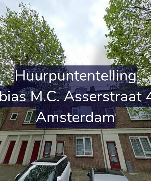 Foto gevel Huurpuntentelling voor Tobias M.C. Asserstraat 4-1, Amsterdam