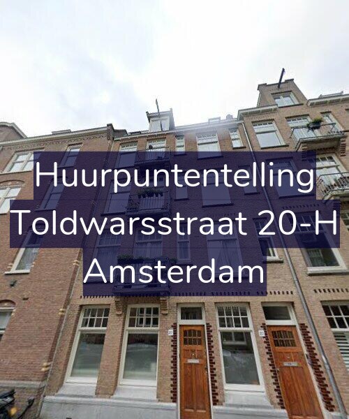 Foto gevel Huurpuntentelling voor Toldwarsstraat 20-H, Amsterdam