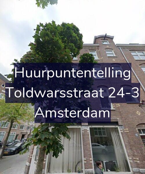Foto gevel Huurpuntentelling voor Toldwarsstraat 24-3, Amsterdam
