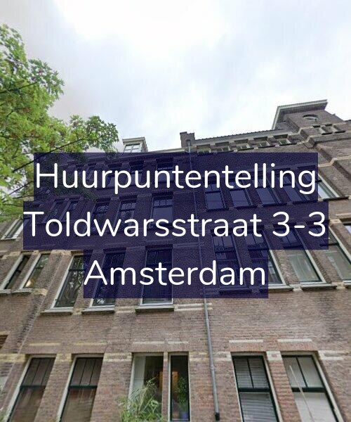 Foto gevel Huurpuntentelling voor Toldwarsstraat 3-3, Amsterdam
