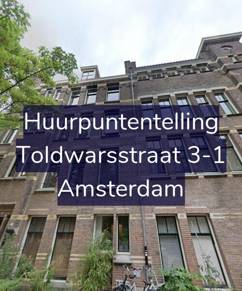 Foto gevel Huurpuntentelling voor Toldwarsstraat 3-1, Amsterdam