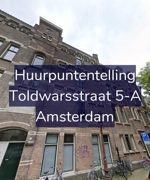 Foto gevel Huurpuntentelling voor Toldwarsstraat 5-A, Amsterdam