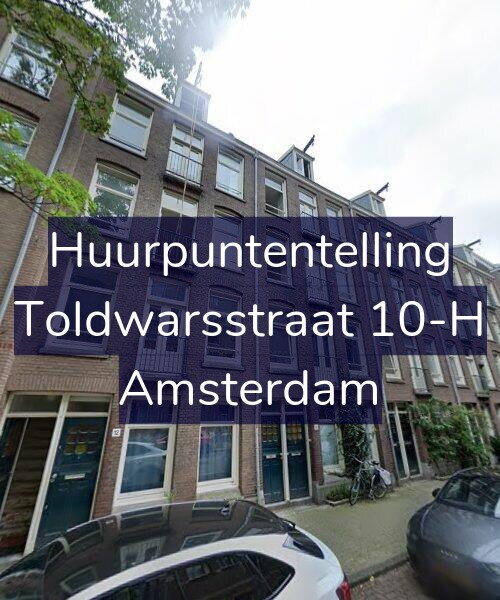 Foto gevel Huurpuntentelling voor Toldwarsstraat 10-H, Amsterdam