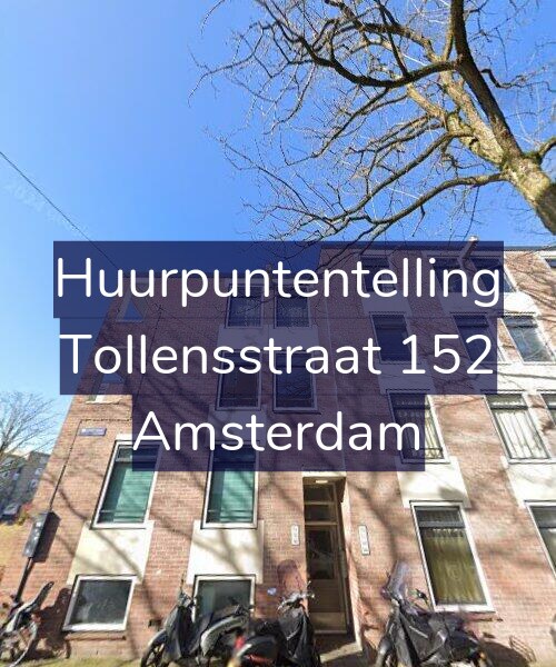 Foto gevel Huurpuntentelling voor Tollensstraat 152, Amsterdam