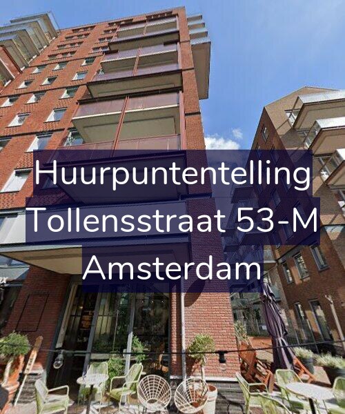 Foto gevel Huurpuntentelling voor Tollensstraat 53-M, Amsterdam