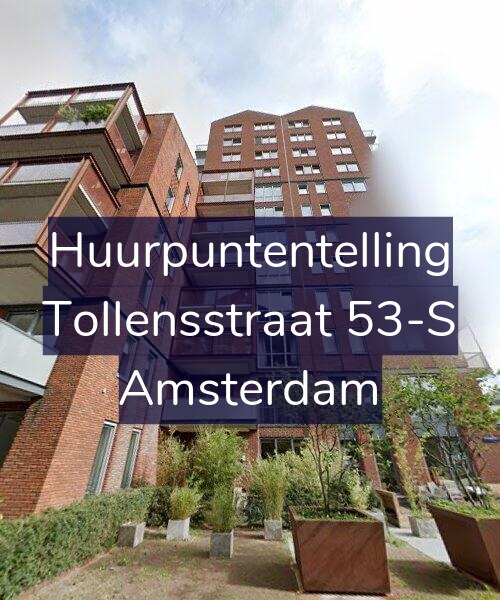 Foto gevel Huurpuntentelling voor Tollensstraat 53-S, Amsterdam