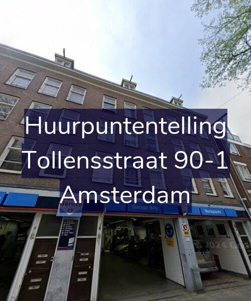 Foto gevel Huurpuntentelling voor Tollensstraat 90-1, Amsterdam
