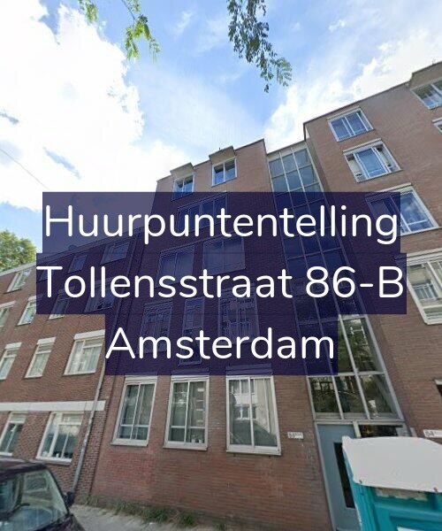 Foto gevel Huurpuntentelling voor Tollensstraat 86-B, Amsterdam