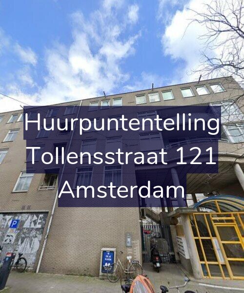 Foto gevel Huurpuntentelling voor Tollensstraat 121, Amsterdam
