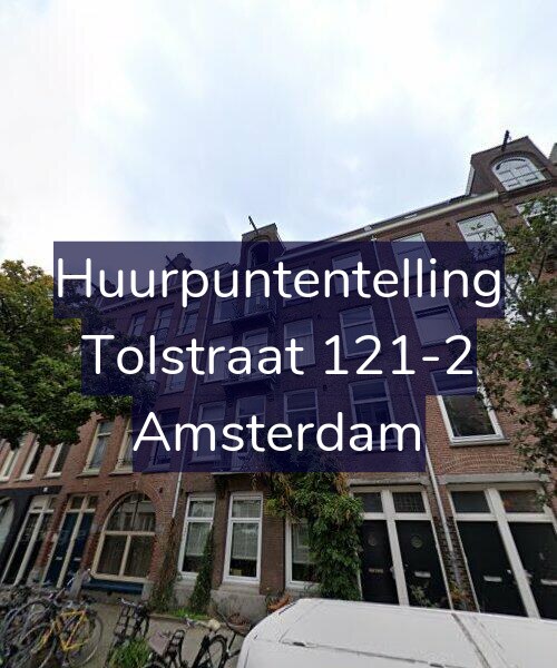 Foto gevel Huurpuntentelling voor Tolstraat 121-2, Amsterdam