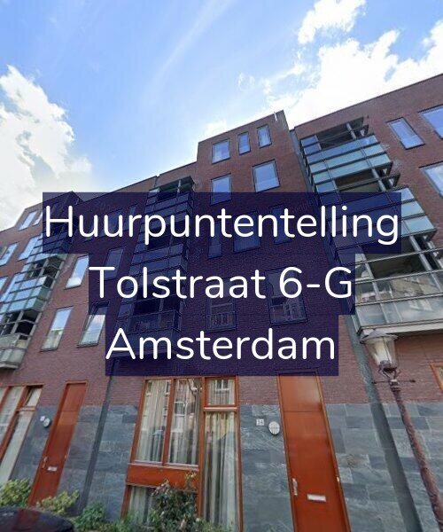 Foto gevel Huurpuntentelling voor Tolstraat 6-G, Amsterdam