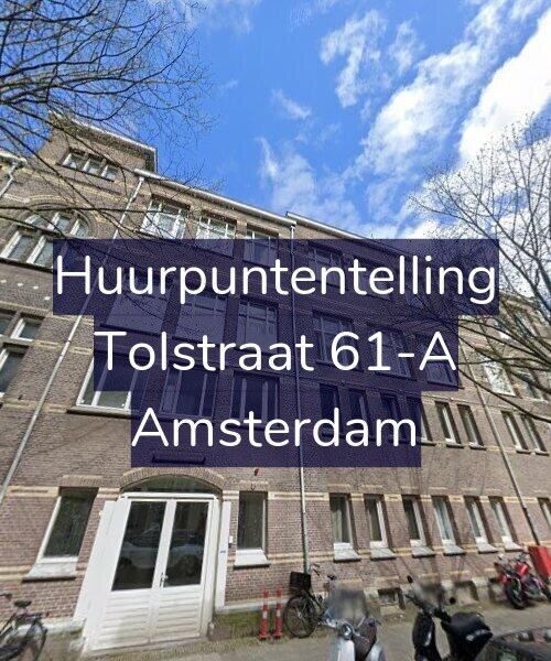 Foto gevel Huurpuntentelling voor Tolstraat 61-A, Amsterdam