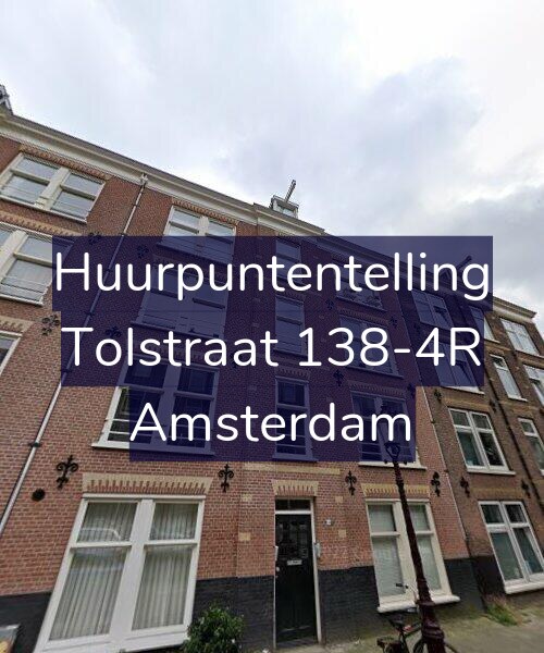 Foto gevel Huurpuntentelling voor Tolstraat 138-4R, Amsterdam