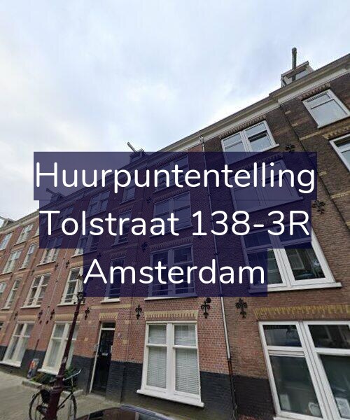 Foto gevel Huurpuntentelling voor Tolstraat 138-3R, Amsterdam