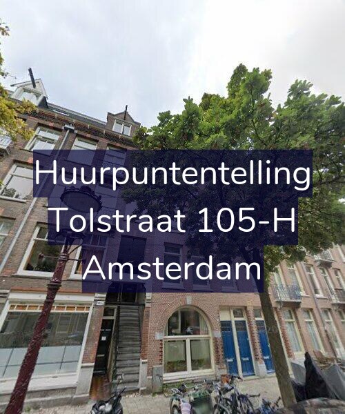 Foto gevel Huurpuntentelling voor Tolstraat 105-H, Amsterdam