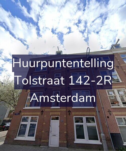 Foto gevel Huurpuntentelling voor Tolstraat 142-2R, Amsterdam