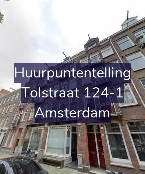 Foto gevel Huurpuntentelling voor Tolstraat 124-1, Amsterdam