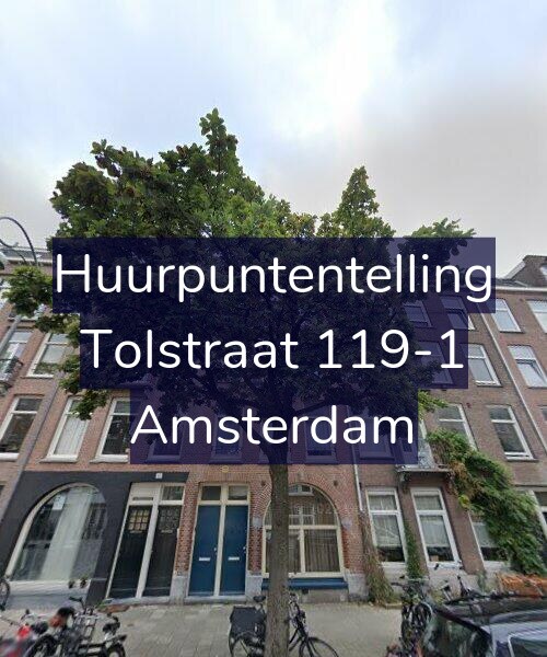 Foto gevel Huurpuntentelling voor Tolstraat 119-1, Amsterdam