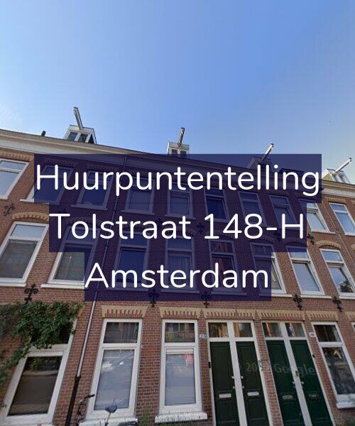 Foto gevel Huurpuntentelling voor Tolstraat 148-H, Amsterdam