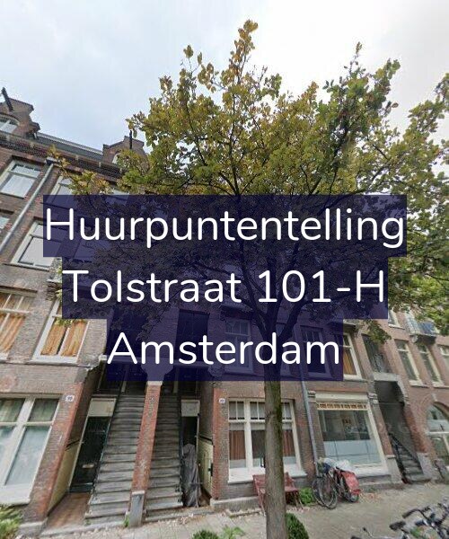Foto gevel Huurpuntentelling voor Tolstraat 101-H, Amsterdam