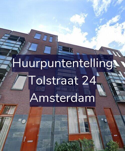 Foto gevel Huurpuntentelling voor Tolstraat 24, Amsterdam