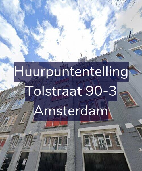 Foto gevel Huurpuntentelling voor Tolstraat 90-3, Amsterdam