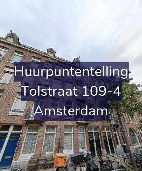 Foto gevel Huurpuntentelling voor Tolstraat 109-4, Amsterdam