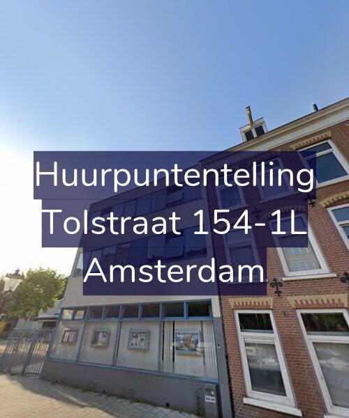 Foto gevel Huurpuntentelling voor Tolstraat 154-1L, Amsterdam