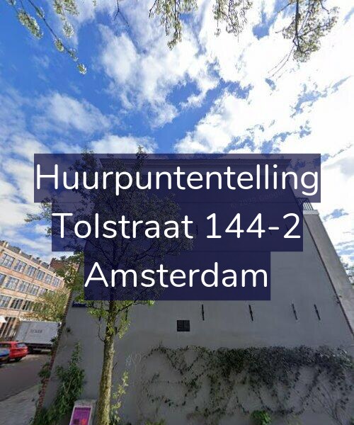 Foto gevel Huurpuntentelling voor Tolstraat 144-2, Amsterdam