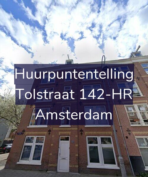 Foto gevel Huurpuntentelling voor Tolstraat 142-HR, Amsterdam