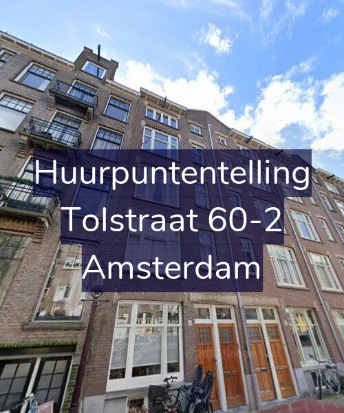 Foto gevel Huurpuntentelling voor Tolstraat 60-2, Amsterdam