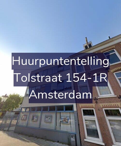 Foto gevel Huurpuntentelling voor Tolstraat 154-1R, Amsterdam