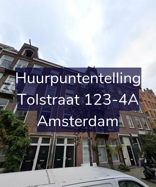 Foto gevel Huurpuntentelling voor Tolstraat 123-4A, Amsterdam