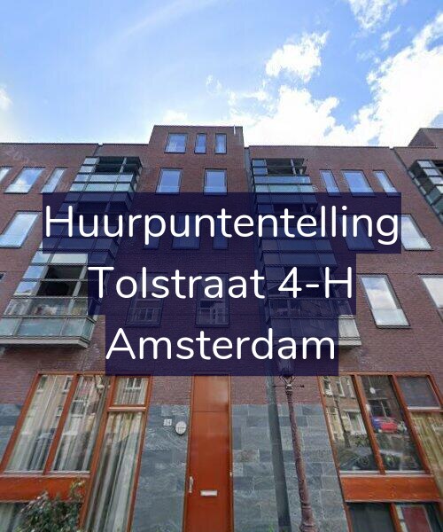 Foto gevel Huurpuntentelling voor Tolstraat 4-H, Amsterdam